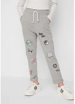 Meisjes sweatpants met print, bonprix