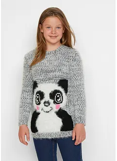 Meisjes fluffy trui, bonprix