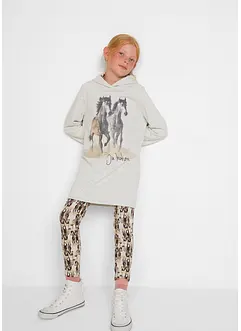 Meisjes hoodie en legging (2-dlg. set), bonprix