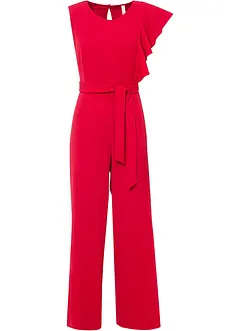 Jumpsuit met strikceintuur, bonprix