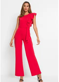 Jumpsuit met strikceintuur, bonprix