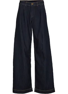 Wide leg jeans high waist met een comfortabele tailleband, bonprix