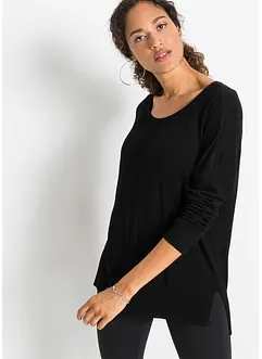 Gebreide oversized trui in een viscosemix, bonprix