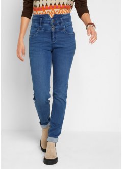Corrigerende slim fit super stretch jeans, high waist, John Baner JEANSWEAR