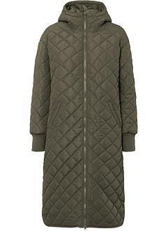 Lange gewatteerde jas, oversized, RAINBOW