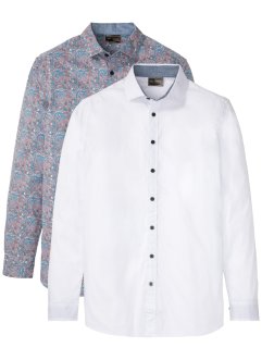 Overhemd (set van 2) met lange mouwen, bpc selection