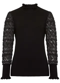 Coltrui met chiffon mouwen, bonprix