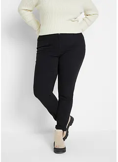 Slim fit jeans met mid waist en comfortband, bonprix