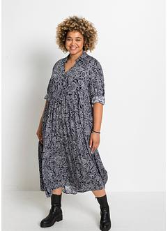 Midi jurk met print, RAINBOW