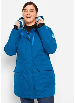 Outdoor parka met teddy fleece en capuchon, waterdicht, bonprix