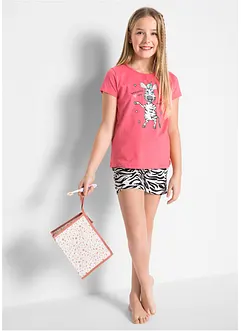 Meisjes shortama van biologisch katoen (2-dlg. set), bonprix