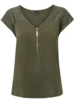 Shirt met kant, bonprix