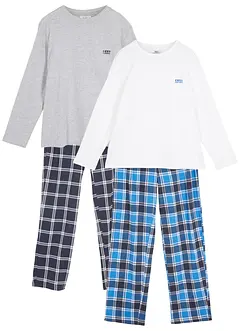 Pyjama met biologisch katoen (4-dlg. set), bonprix