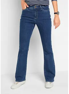 Mid waist jeans met biologisch katoen, bootcut, bonprix