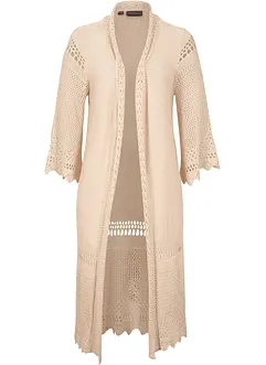 Lang vest van ajour, bonprix