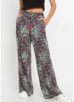 Palazzo broek van soepele viscose, bonprix