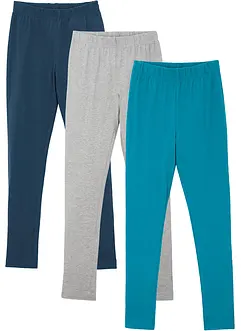 Meisjes legging (set van 3), bonprix