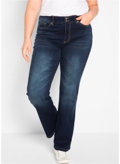Super stretch push up jeans met comfortband, bootcut, bpc bonprix collection