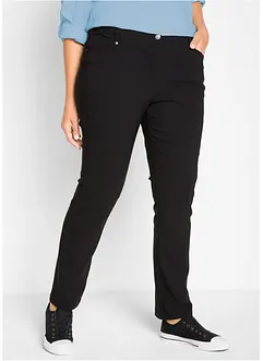 Bengaline stretch broek met comfortband, straight, bonprix