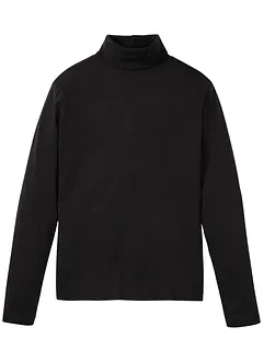 Longsleeve met col van puur biologisch katoen, bonprix