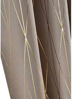 Verduisterend gordijn met glanzende print (1 stuk), bpc living bonprix collection