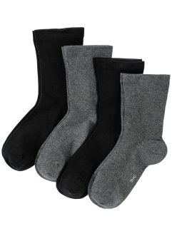 Sokken met niet-knellend boordje (4 paar), bpc bonprix collection