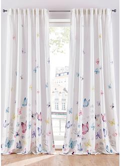Microvezel gordijn met vlinders (1 stuk), bpc living bonprix collection