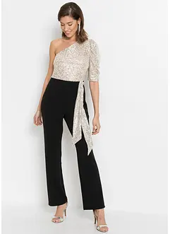 Jumpsuit met pailletten, bonprix