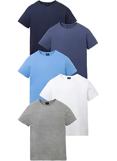 T-shirt (set van 5), bonprix