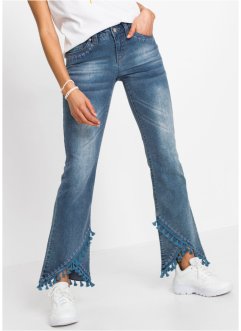 Flared jeans met decoratieve elementen, RAINBOW