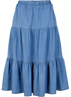 Denim strokenrok, bonprix