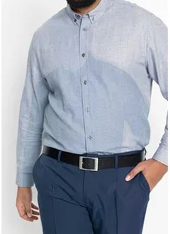 Business overhemd van puur katoen, lange mouw (set van 2), bonprix