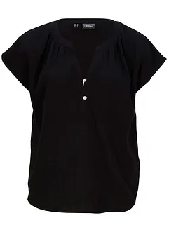 Mousseline blousetop van katoen, bonprix