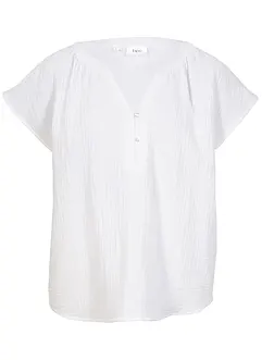Mousseline blousetop van katoen, bonprix
