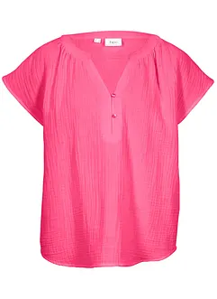 Mousseline blousetop van katoen, bonprix