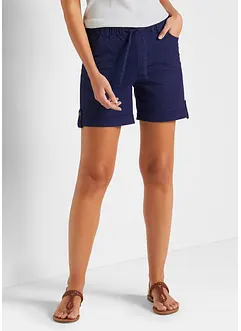 Katoenen bermuda met elastische band, bonprix