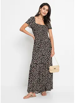 Maxi jurk van viscose, korte maat, bonprix