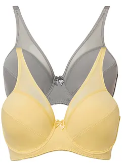 Beugel bh met mesh (set van 2), bonprix