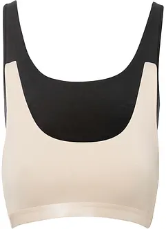 Bralette met biologisch katoen (set van 2), bonprix