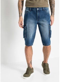 Cargo jeans bermuda, loose fit, bonprix