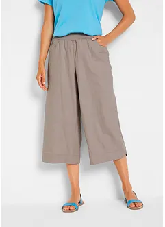 3/4 broek van een linnen-katoenmix, bonprix
