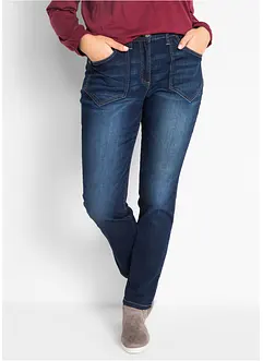 Slim fit stretch jeans, high waist, bonprix