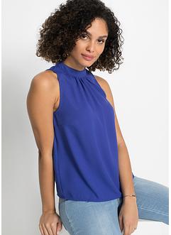 Mode Tops Blouse topjes EKLE’ EKLE\u2019 Blouse topje wit-zwart elegant 