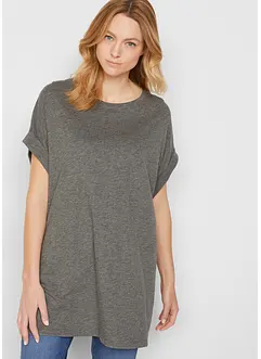 Longshirt van biologisch katoen (set van 2), bonprix