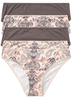 Maxislip met aangenaam katoen (set van 4), bonprix