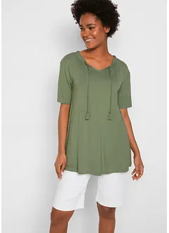 Longshirt in een viscosemix, bonprix