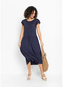 Midi jurk van viscose, bonprix