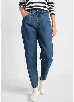 Stretch barrel jeans, cropped, bonprix