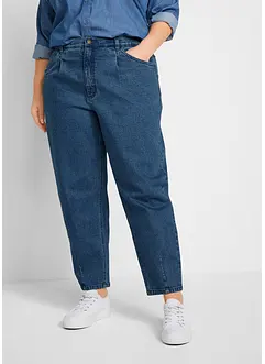 Stretch barrel jeans, cropped, bonprix