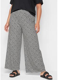Jersey palazzo broek met comfortband, gedessineerd, bpc bonprix collection